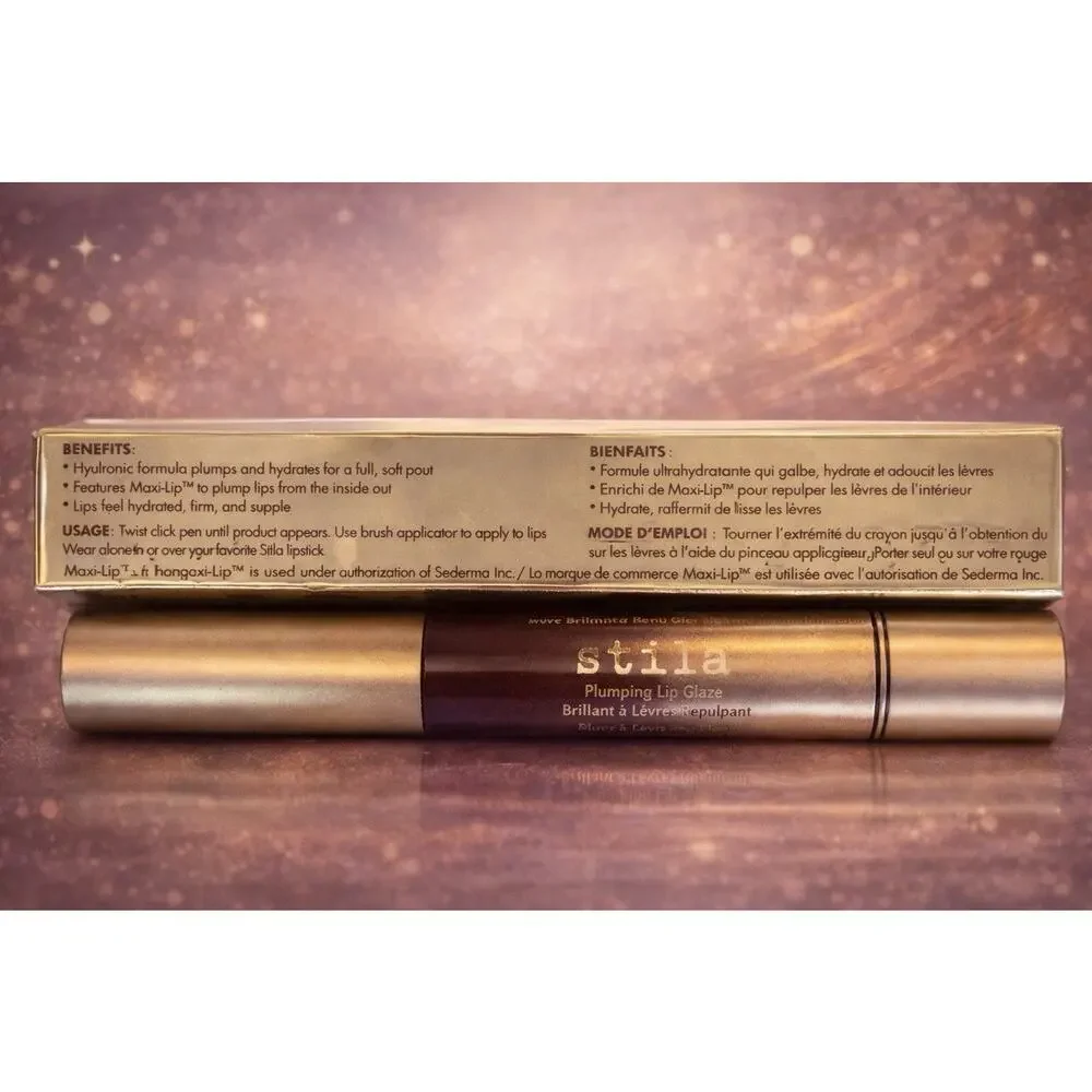 stila - Plumping Lip Glaze - Shade: Hazelnut - 0.11 fl oz/ 3.5 mL